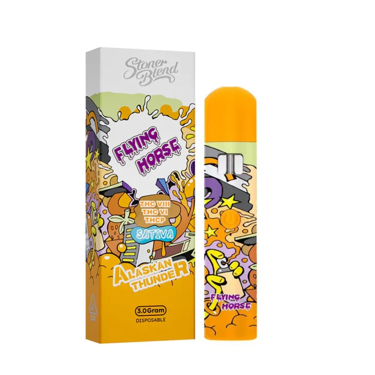 Flying Horse Stoner Blend Delta 6 - Delta 8 - THC-P Disposable - 3 Grams - Image 10