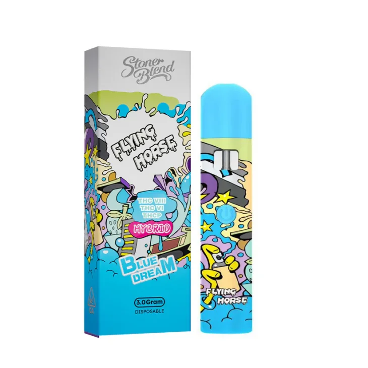 Flying Horse Stoner Blend Delta 6 - Delta 8 - THC-P Disposable - 3 Grams - Image 9