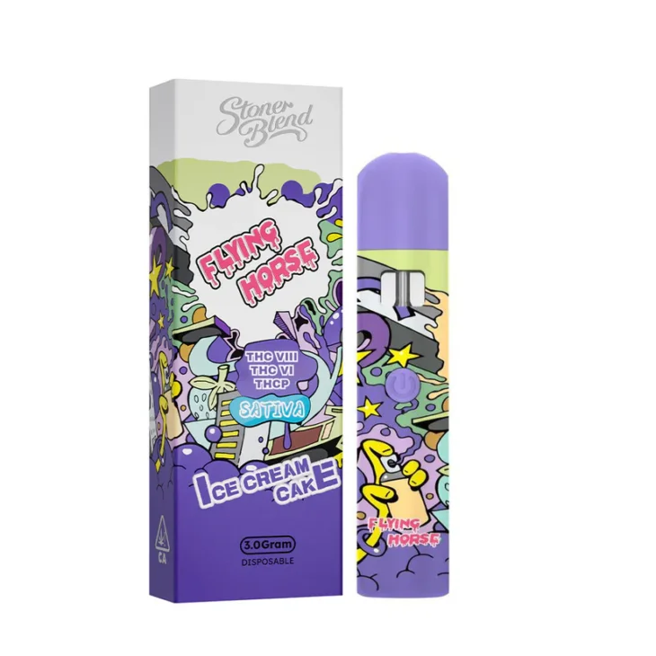 Flying Horse Stoner Blend Delta 6 - Delta 8 - THC-P Disposable - 3 Grams - Image 6