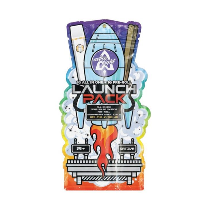 Astro Eight Launchpack HTe - Thc-V - Thc-Jd - 1 Gram Disposable - 1 Gram Preroll - Image 7