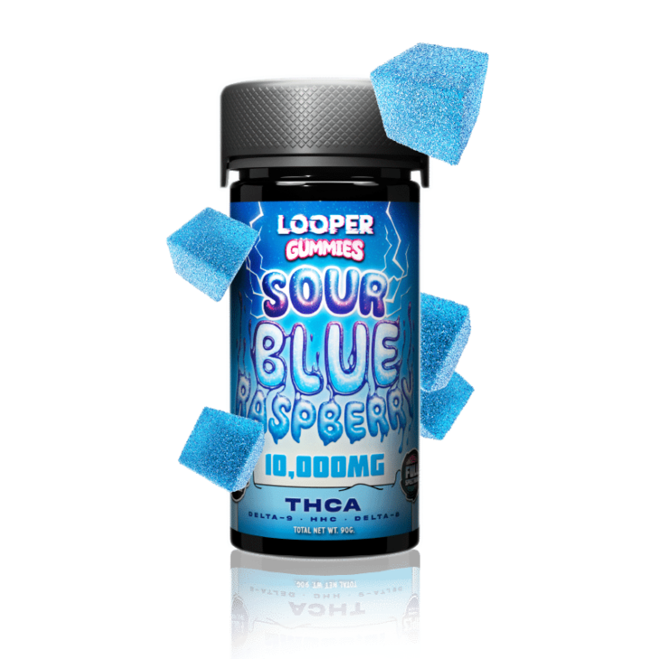 Looper - Delta 8 - Delta 9 - THC-A - HHC - Gummies - 10000mg - 20 Counts Per Jar - Image 3