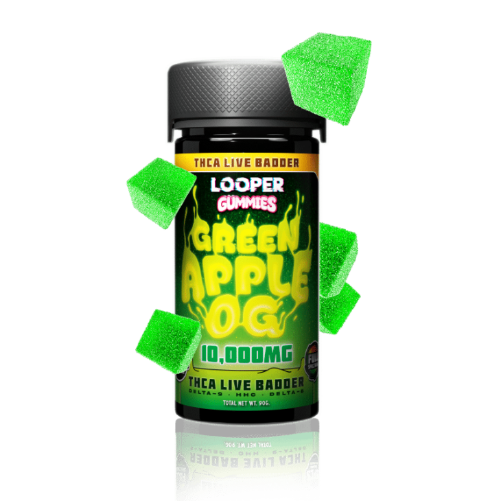 Looper - Delta 8 - Delta 9 - THC-A - HHC - Gummies - 10000mg - 20 Counts Per Jar - Image 5