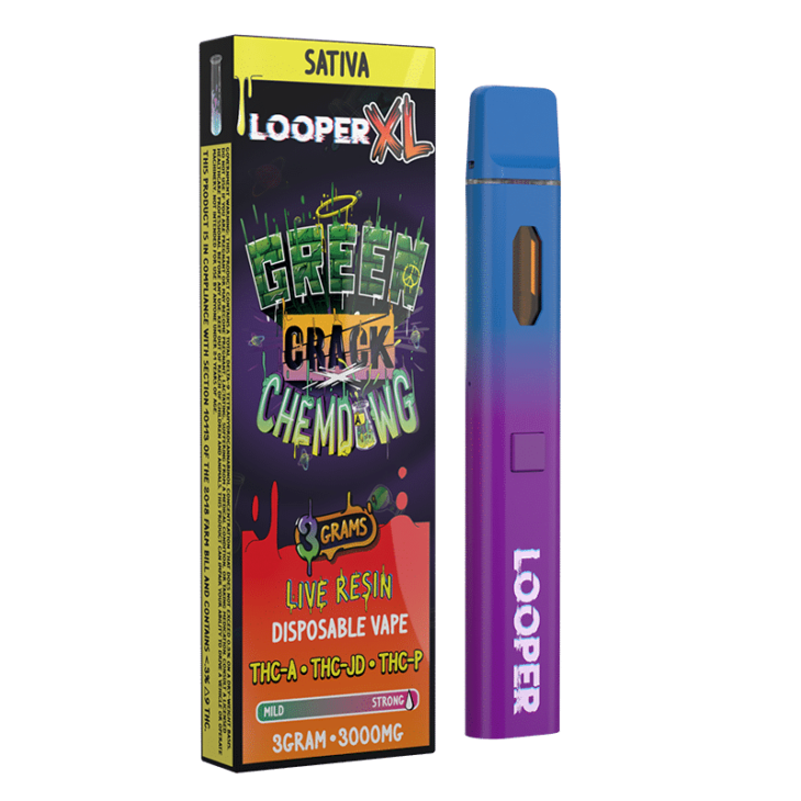 Looper XL Lifted Series Live Resin Disposable - 3 Grams - Image 11