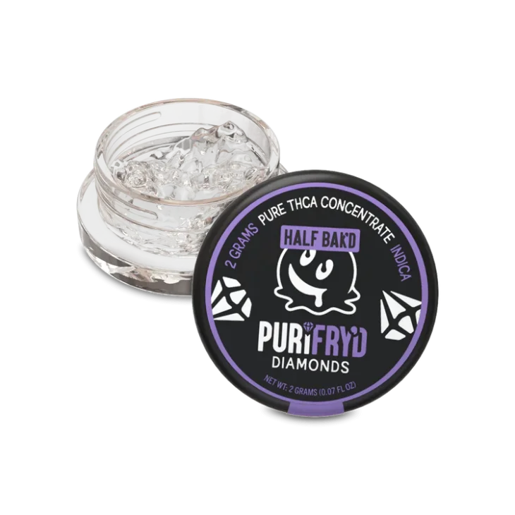 Half Bakd - Purifryd Diamond - THC-A - Dab - 2 Grams - Image 3