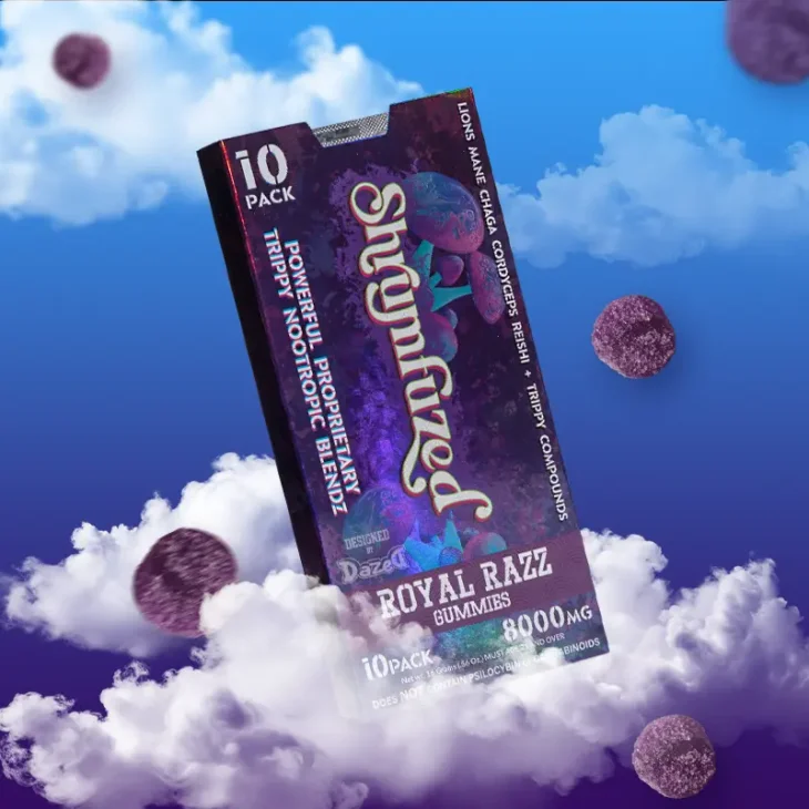 Shrumfuzed 10pk, 4Pk, 2pk Gummies (8000mg 10 Pk 3200mg 4pk 2pk) Assorted Flavors - Image 10