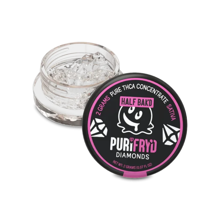 Half Bakd - Purifryd Diamond - THC-A - Dab - 2 Grams - Image 2