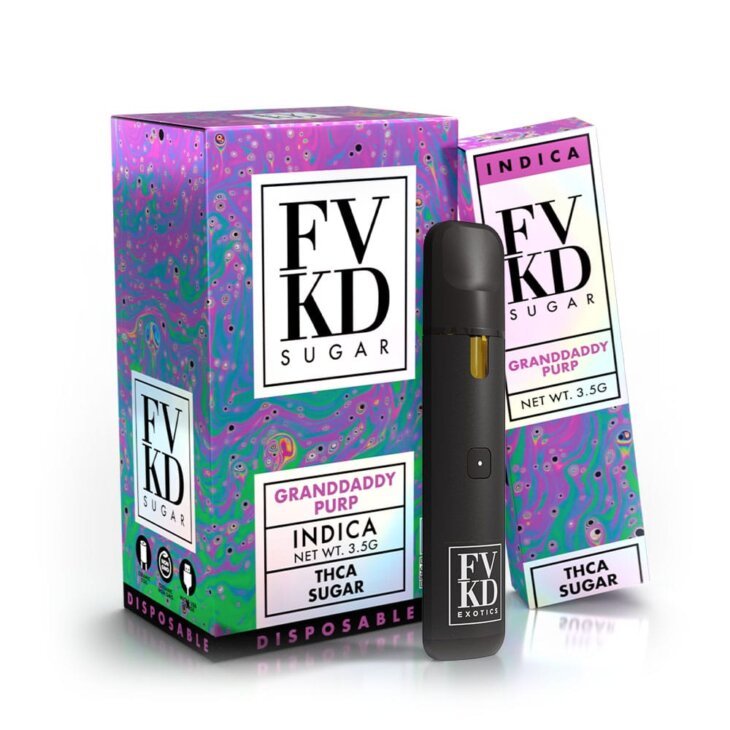 FVKD Exotics LIVE Rosin Sugar THC-A Disposable - 3.5 Grams - Image 6