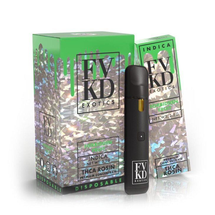 FVKD Exotics LIVE Rosin Sugar THC-A Disposable - 3.5 Grams - Image 9