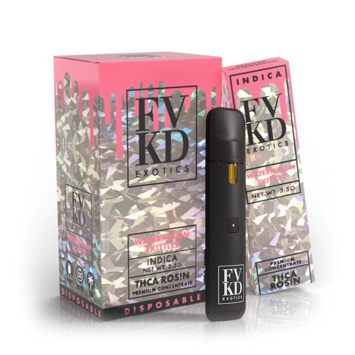 FVKD Exotics LIVE Rosin Sugar THC-A Disposable - 3.5 Grams - Image 11