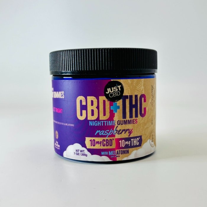 CBD & THC w/Melatonin Gummies