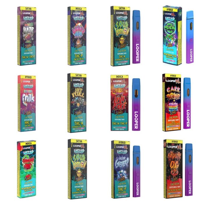 Looper XL Lifted Series Live Resin Disposable - 3 Grams