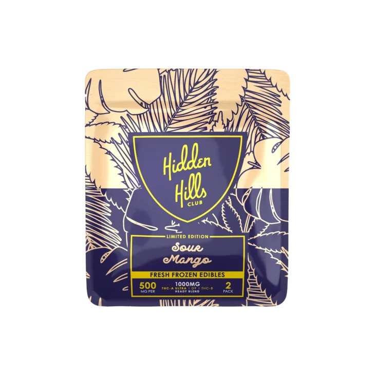 Hidden Hills - Heady Blend Ultra - THC-A - THC-B - Delta 9 - 1000mg Gummies - 2 Pieces - Image 3