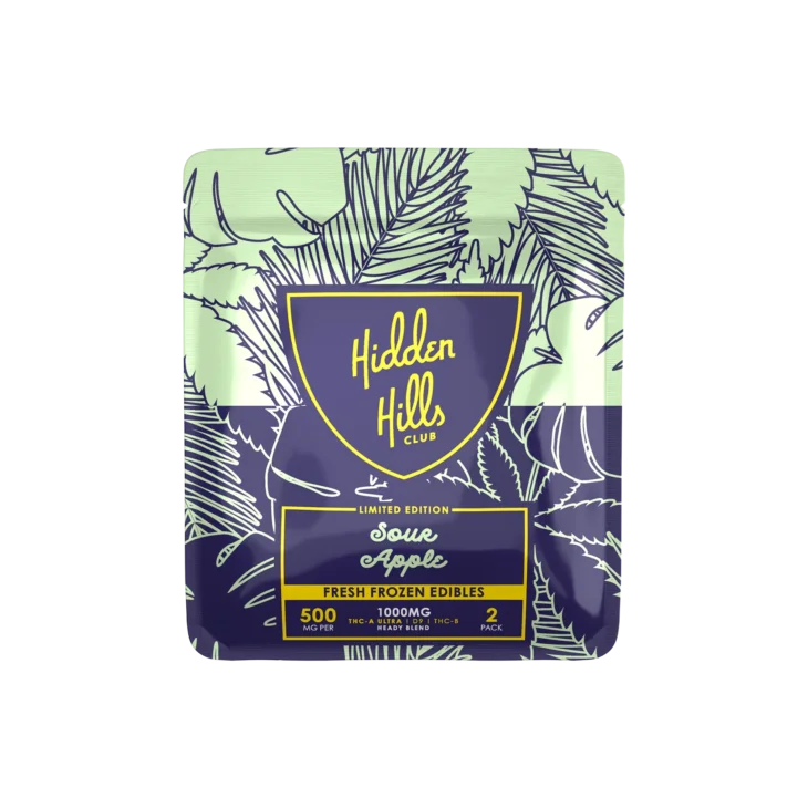 Hidden Hills - Heady Blend Ultra - THC-A - THC-B - Delta 9 - 1000mg Gummies - 2 Pieces - Image 2