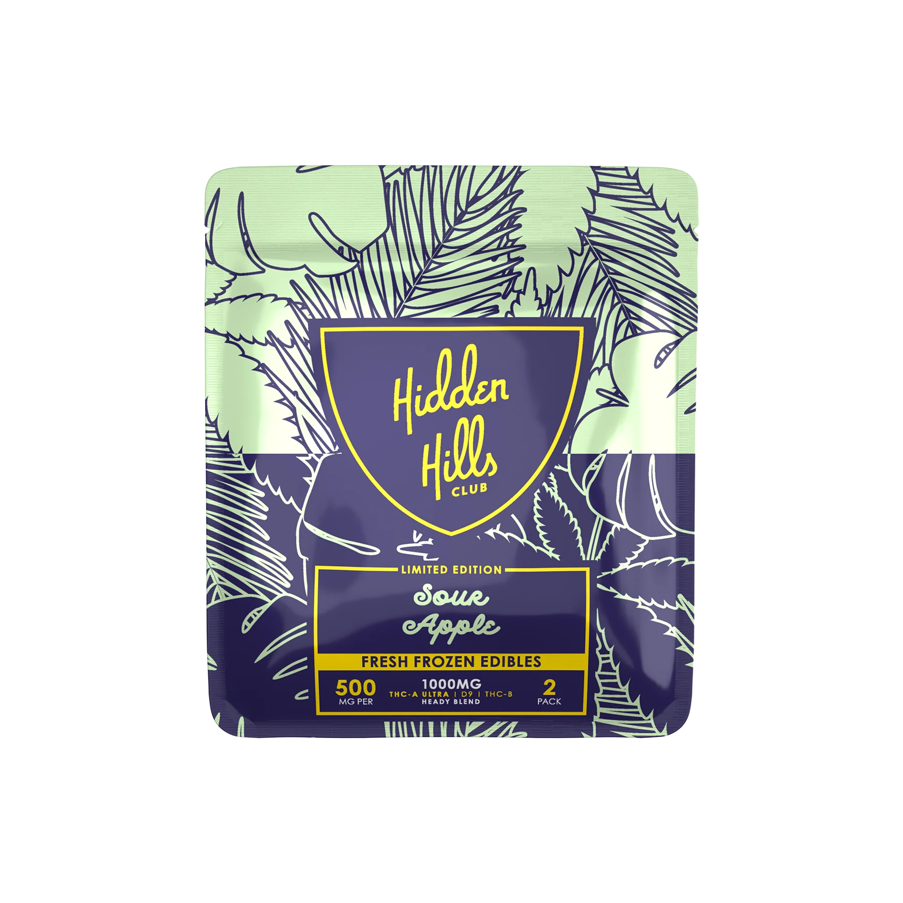 Hidden Hills - Heady Blend Ultra - THC-A - THC-B - Delta 9 - 1000mg Gummies - 2 Pieces - Image 2