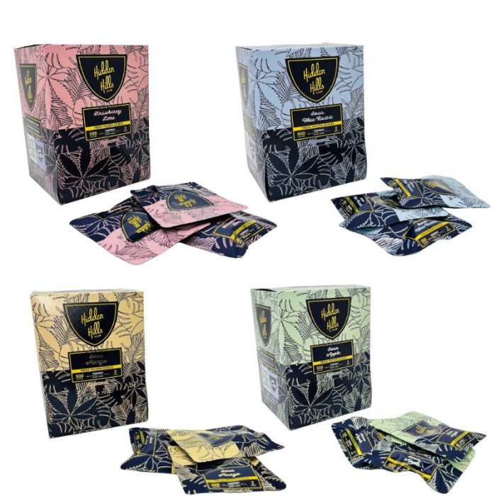 Hidden Hills - Heady Blend Ultra - THC-A - THC-B - Delta 9 - 1000mg Gummies - 2 Pieces