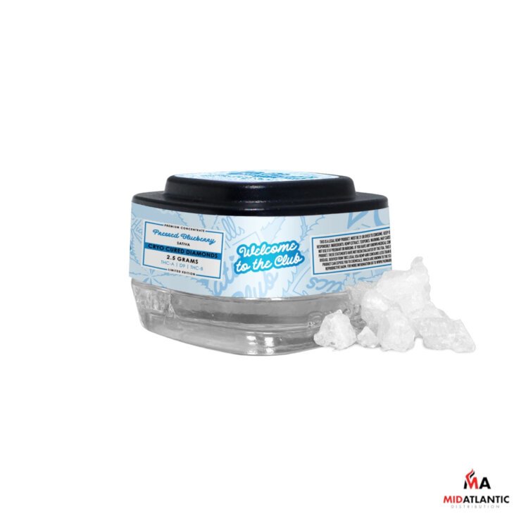Hidden Hills Zatics Club Cryo Cured THCA Blend Premium Diamond Concentrate 2.5g Dabs - Image 3