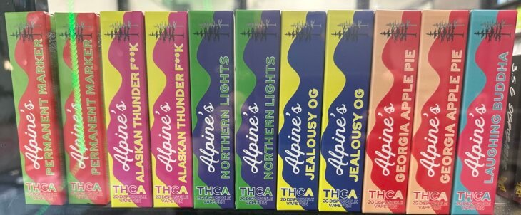 Alpine Pure THCA 2 Gram Vape Pen