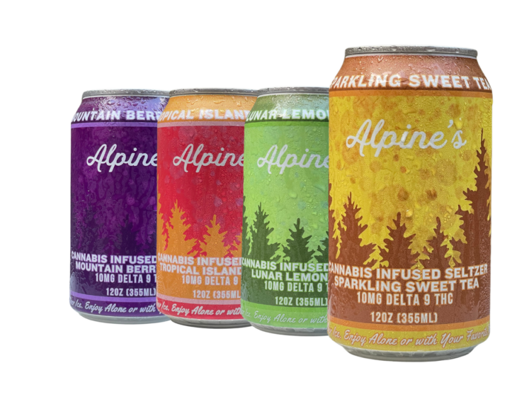 Alpines Sparkling Delta 9 Nano Infused Seltzer