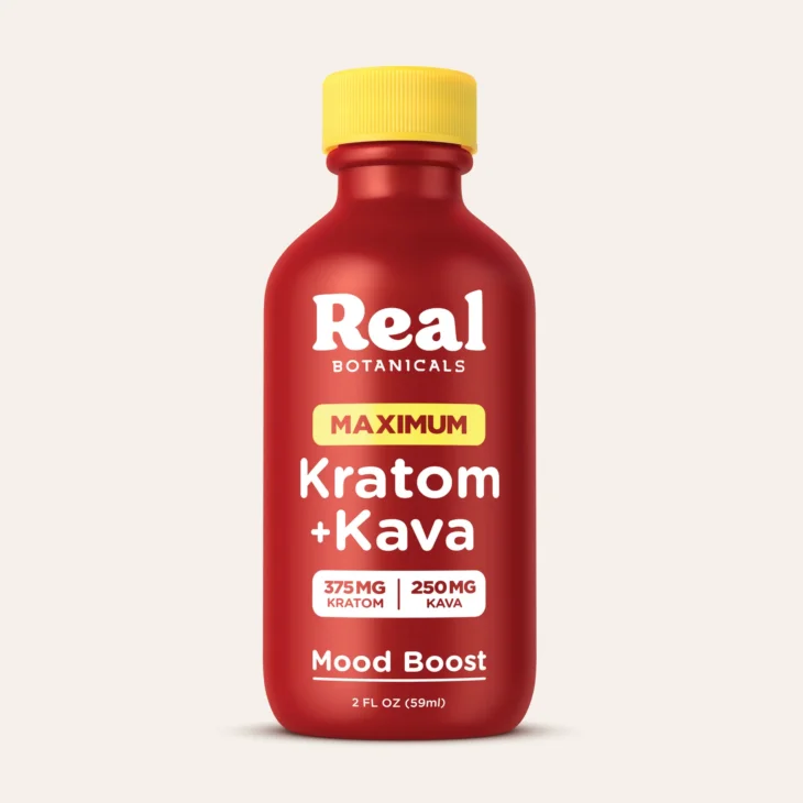 Real Botanicals Maximum Kratom & Kava Mood Boost Shot