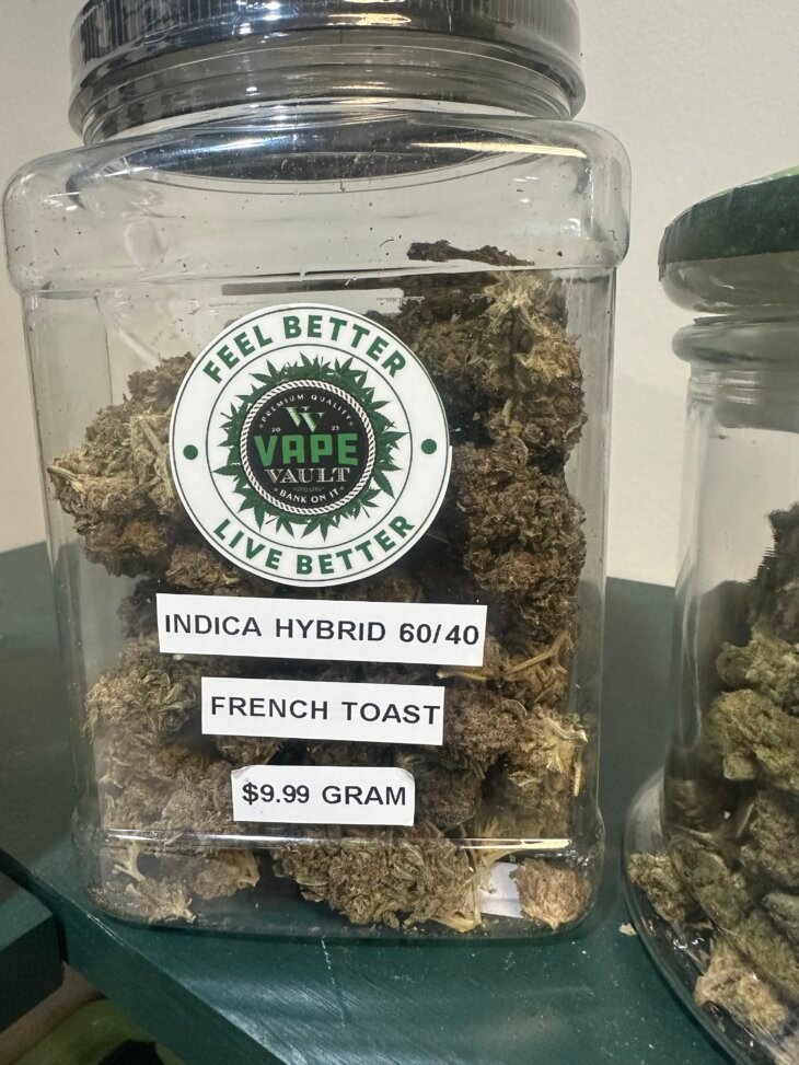 French Toast Indica Hybrid 60/40