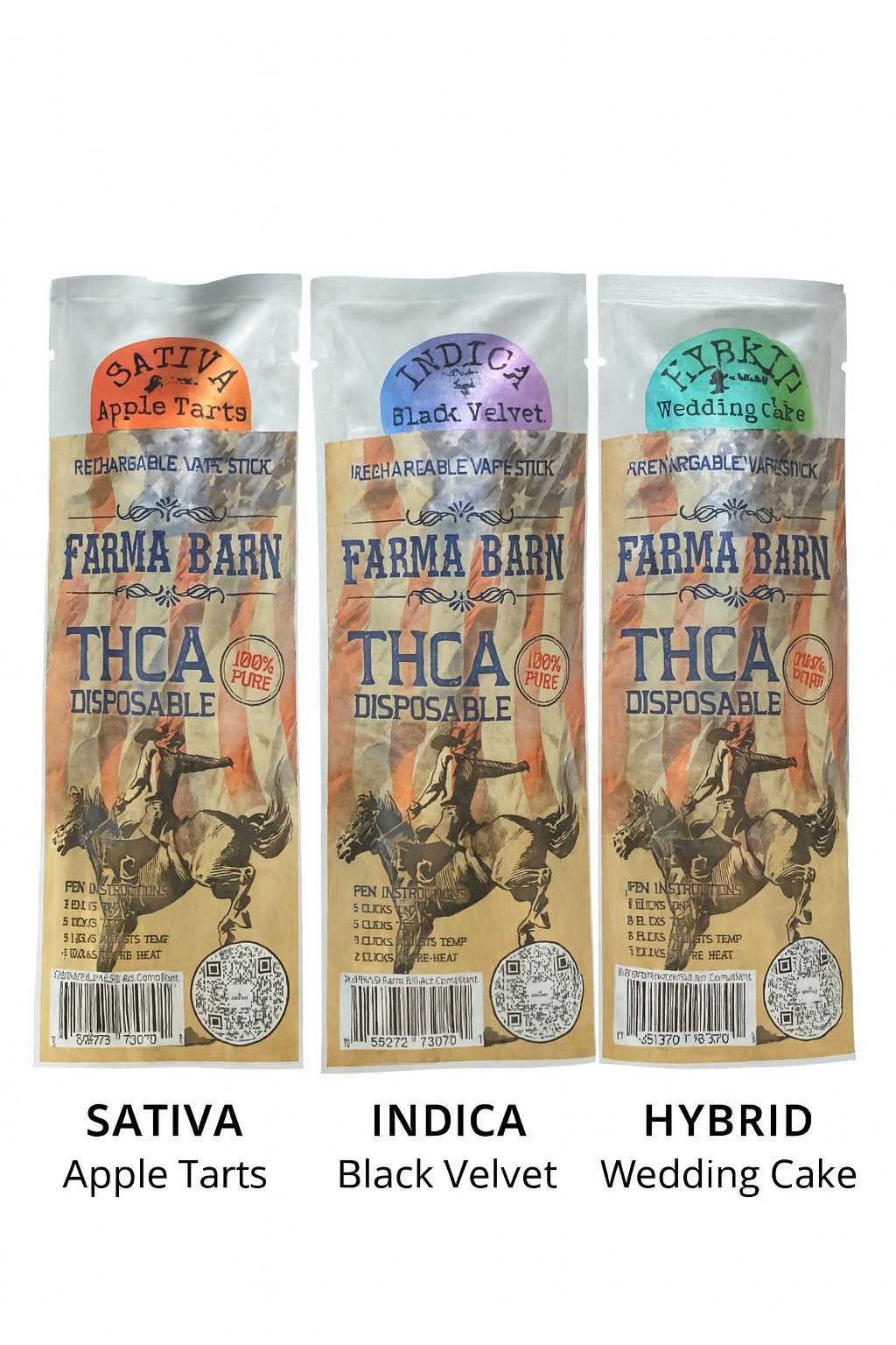 THCa Vape Pen “100% pure THCa” rechargeable / adjustable heat 2 Grams