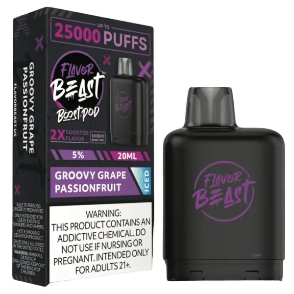 Flavor Beast Boost Pods 25,000 Puffs with FREE Battery - Image 16