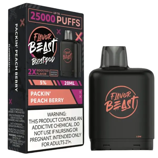Flavor Beast Boost Pods 25,000 Puffs with FREE Battery - Image 13