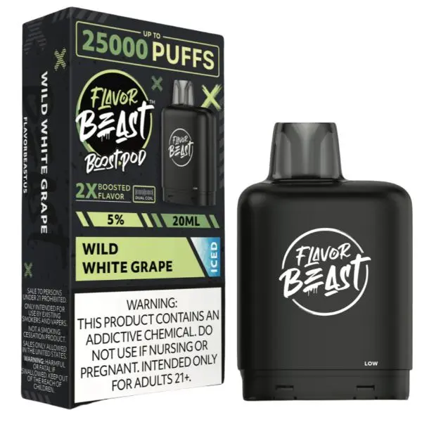 Flavor Beast Boost Pods 25,000 Puffs with FREE Battery - Image 7