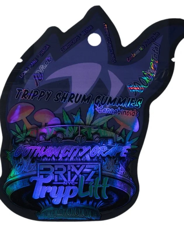 BRIXZ TrypLitt Nootropic Trippy Psychedelic Mushroom Gummies 10 Pack