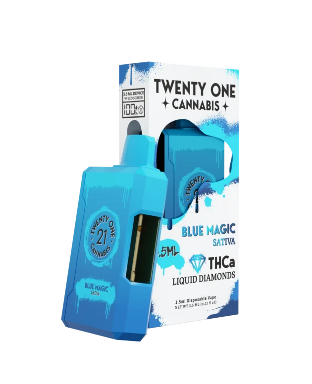 Twenty One Cannabis Liquid Diamonds Disposable Vapes 3.5ml THCa