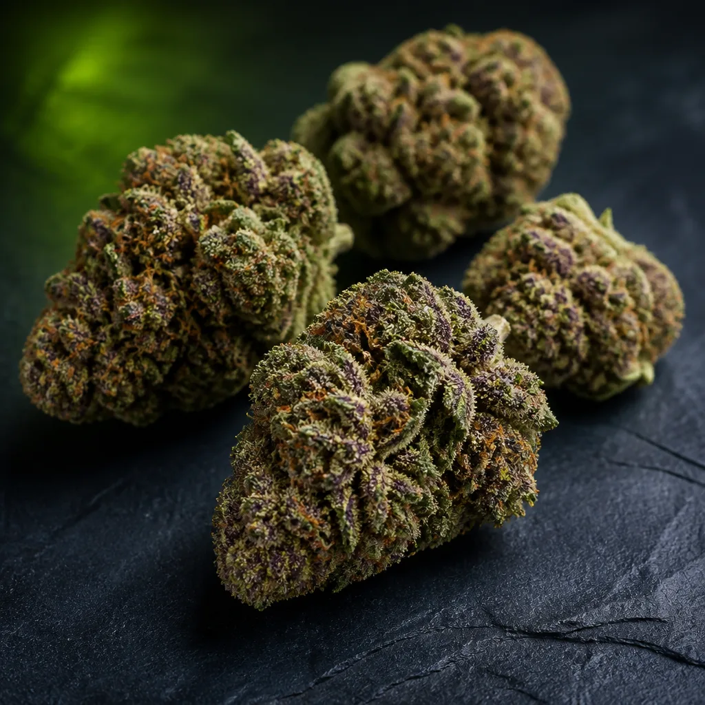 Representative premium THCA flower selection